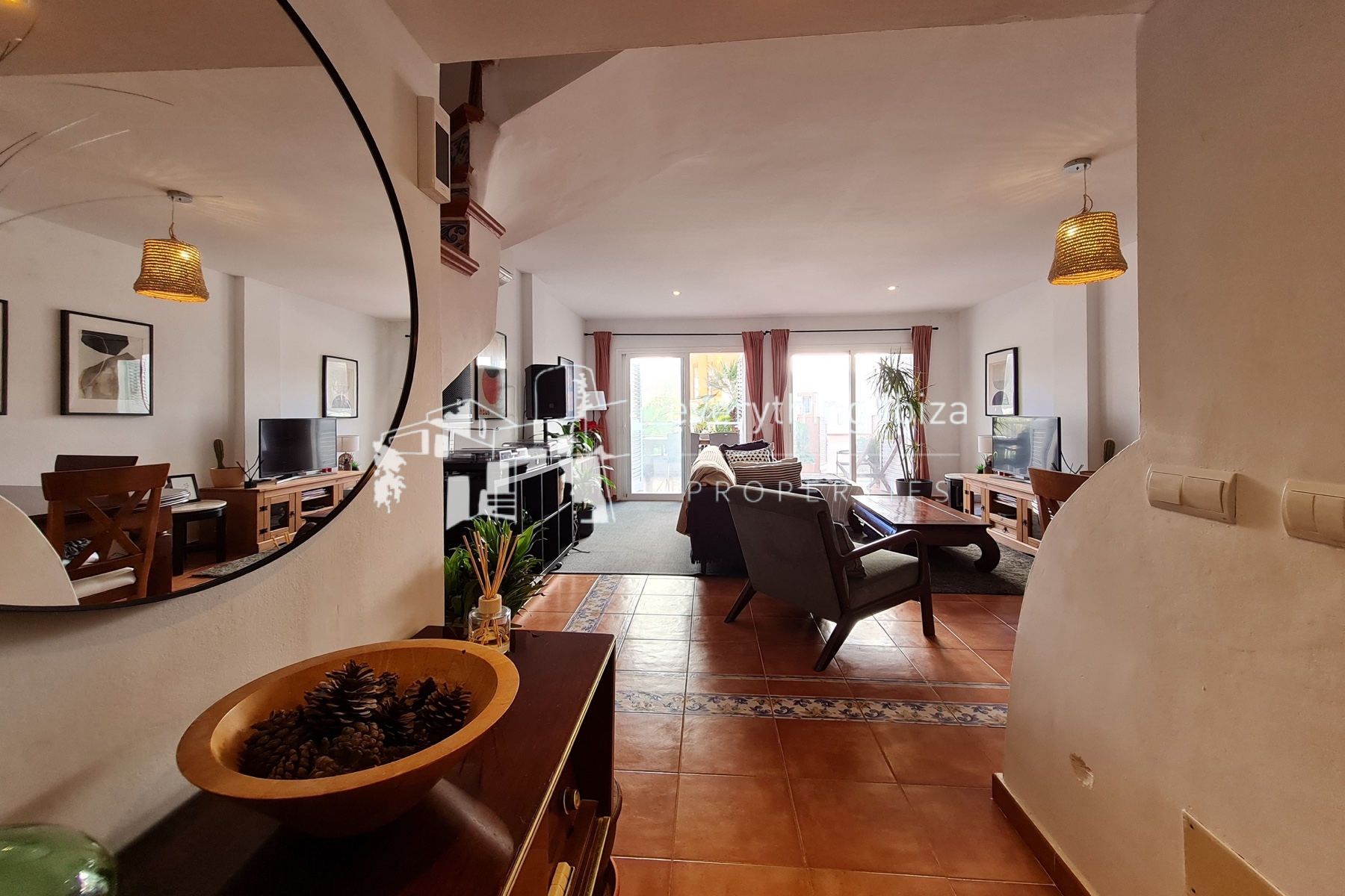 Modern 3 Bed Duplex Apartment Close to Stunning Nearby Beaches and San Carlos Village by everything ibiza Properties - ref. 1882