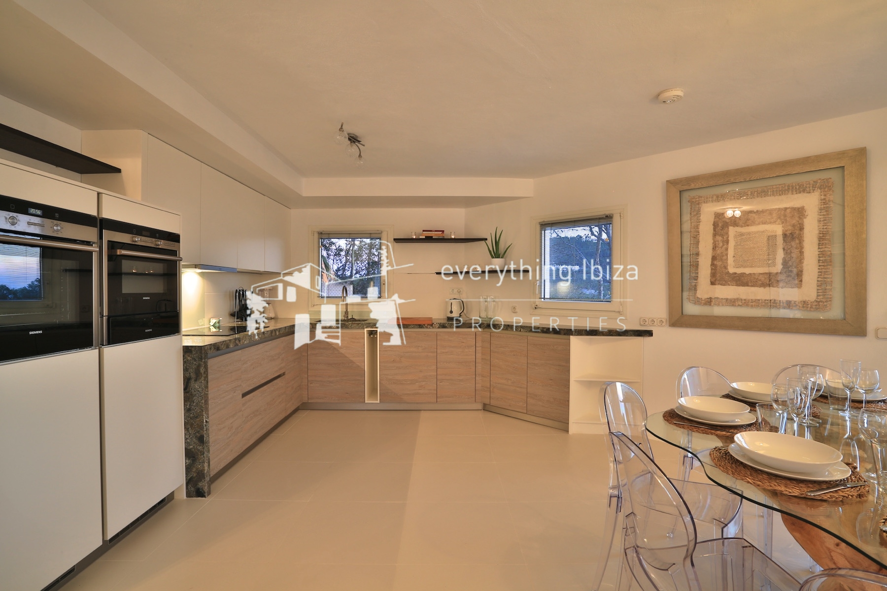 A Magnificent Elevated Villa with Private Pool Offering Stunning Sea and Sunset Views - for sale by everything ibiza Properties - ref. 1883