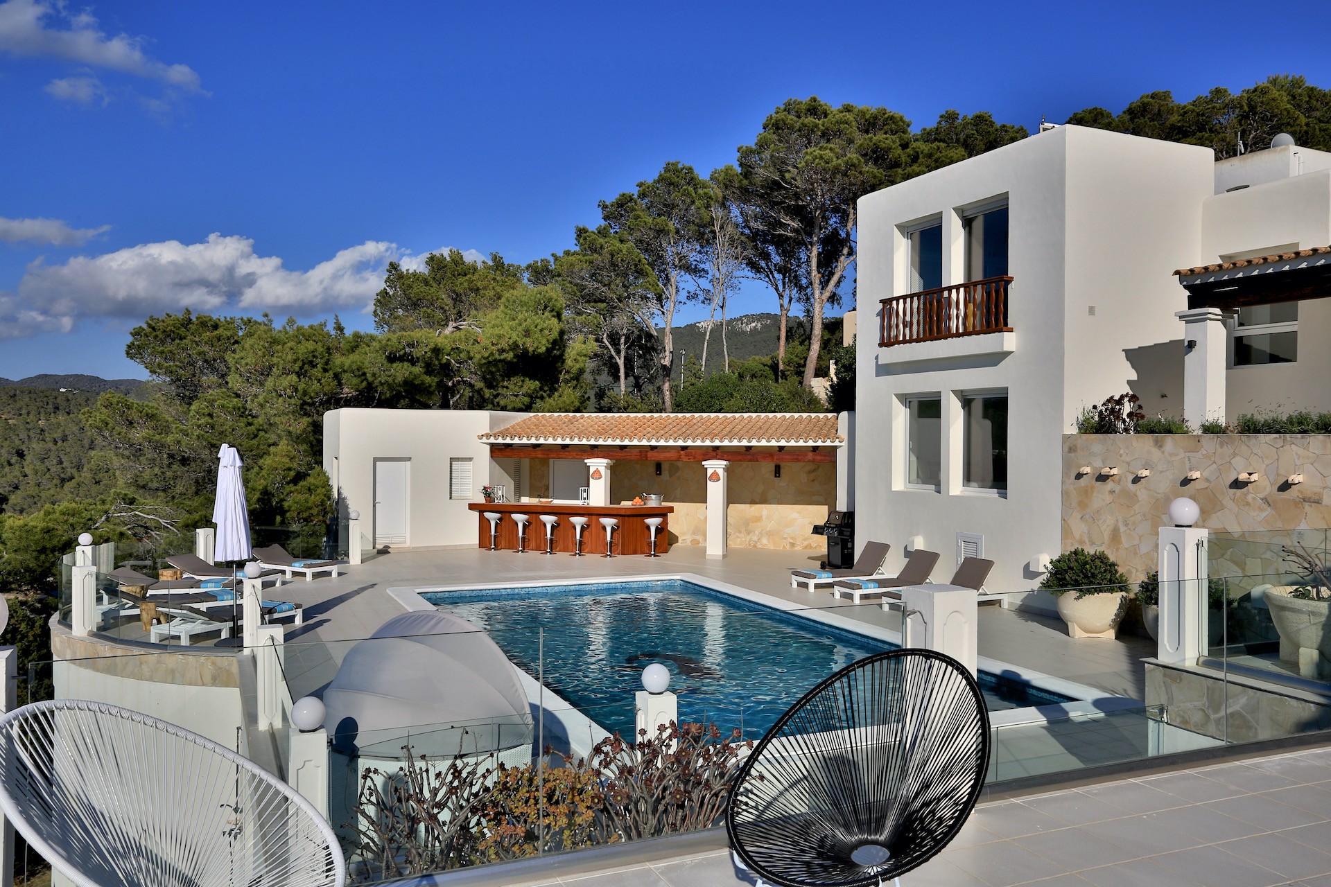 A Magnificent Elevated Villa with Private Pool Offering Stunning Sea and Year Round Sunset Views