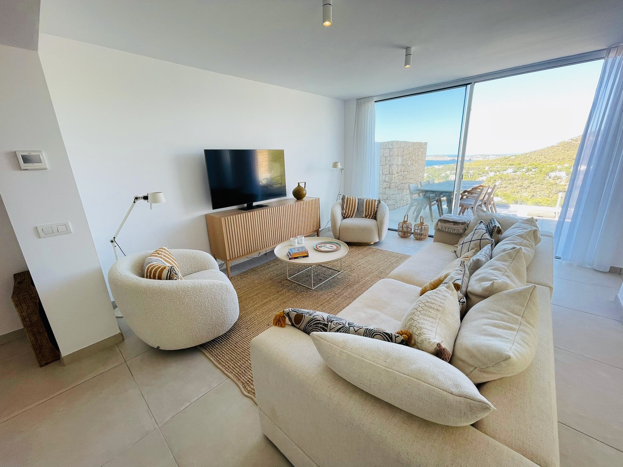 Luxury Penthouse Duplex Apartment in Cala Vadella with Stunning Sea and Sunset Views